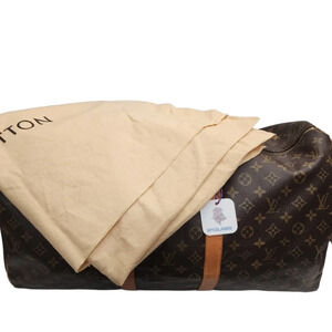 FH 0940 Authentic LOUIS VUITTON vintage monogram Keepall 55 travel bag